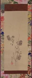 Kirschblüten mit bemaltem Rahmen (1855)